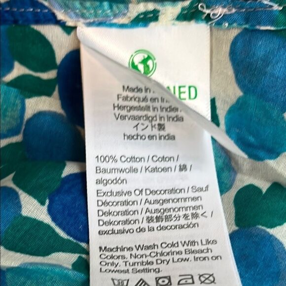 J.Crew-Blue Floral Midi Dress - Picture 11 of 11